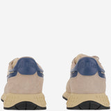 SNEAKERS REELWIND LOW IN NYLON E SUEDE WWLMUT27 SUEDENETECRUENSBLUE AUTRY 