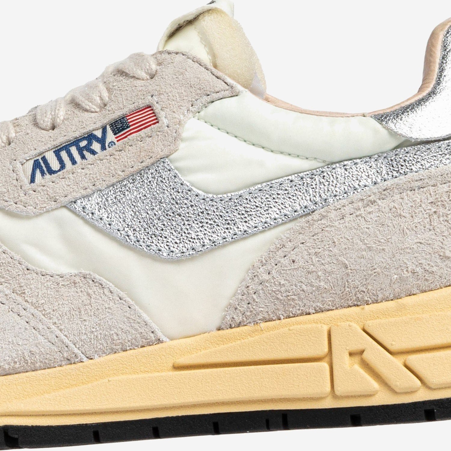 SNEAKERS REELWIND LOW WWLWMU01 SUEDENILNETWHTSILV AUTRY 