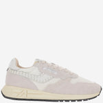 SNEAKERS REELWIND LOW IN NYLON E SUEDE WWLWNH01 SUENILPEAWHTWHT AUTRY 