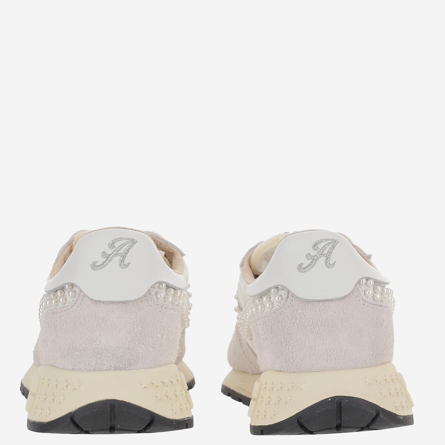 SNEAKERS REELWIND LOW IN NYLON E SUEDE WWLWNH01 SUENILPEAWHTWHT AUTRY 
