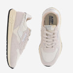 SNEAKERS REELWIND LOW IN NYLON E SUEDE WWLWNH01 SUENILPEAWHTWHT AUTRY 