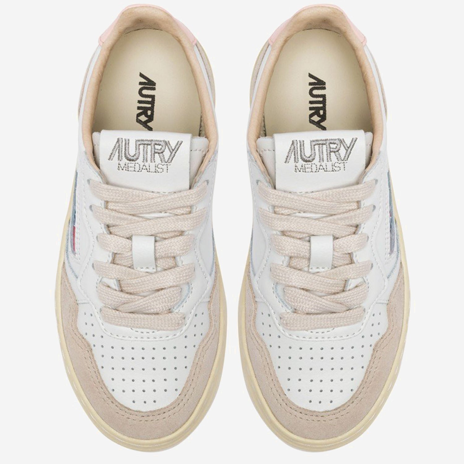 SNEAKERS MEDALIST LOW KULK FS05SUEDEFOURWHTCRPINK AUTRY KIDS 