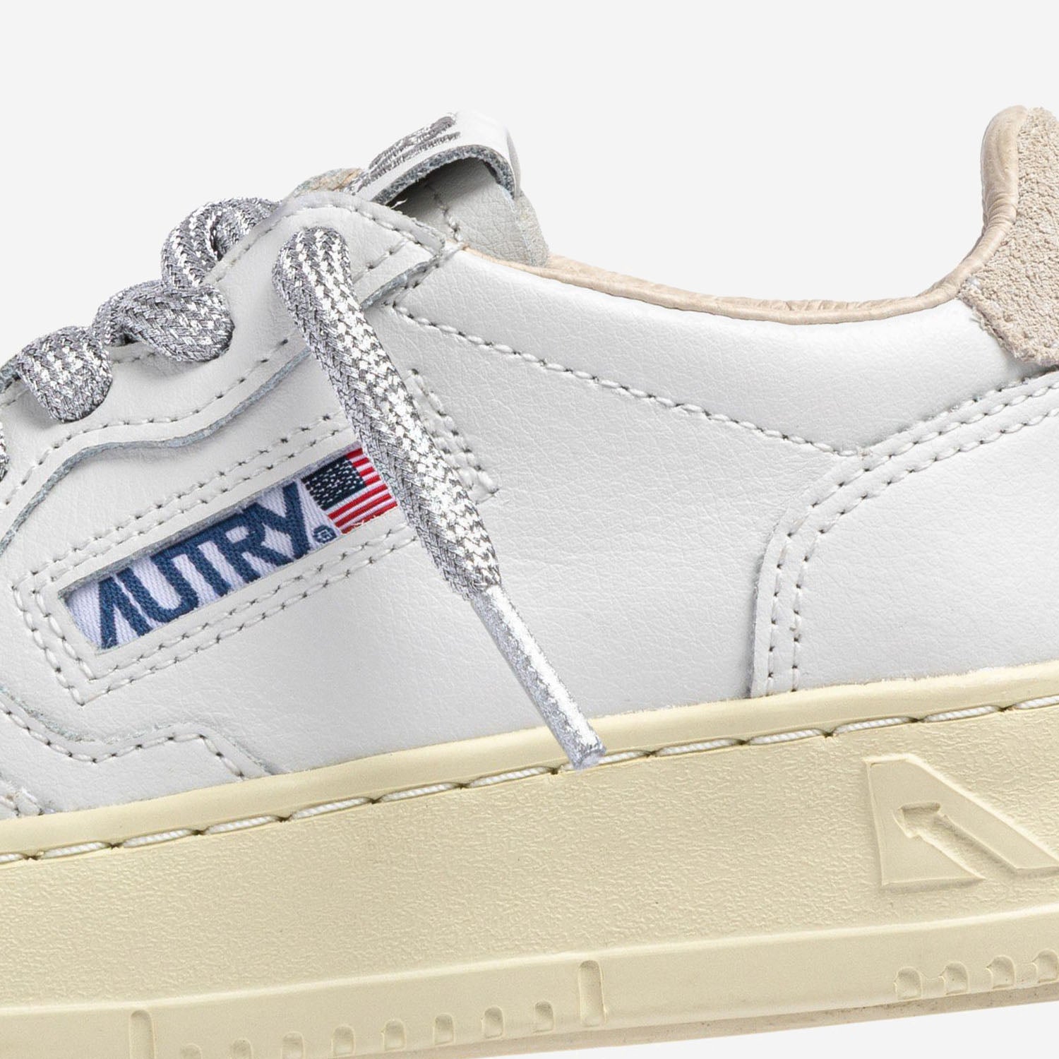 SNEAKERS MEDALIST LOW<BR/> KULK WF01LEASUEFOURWHTSILV AUTRY KIDS 
