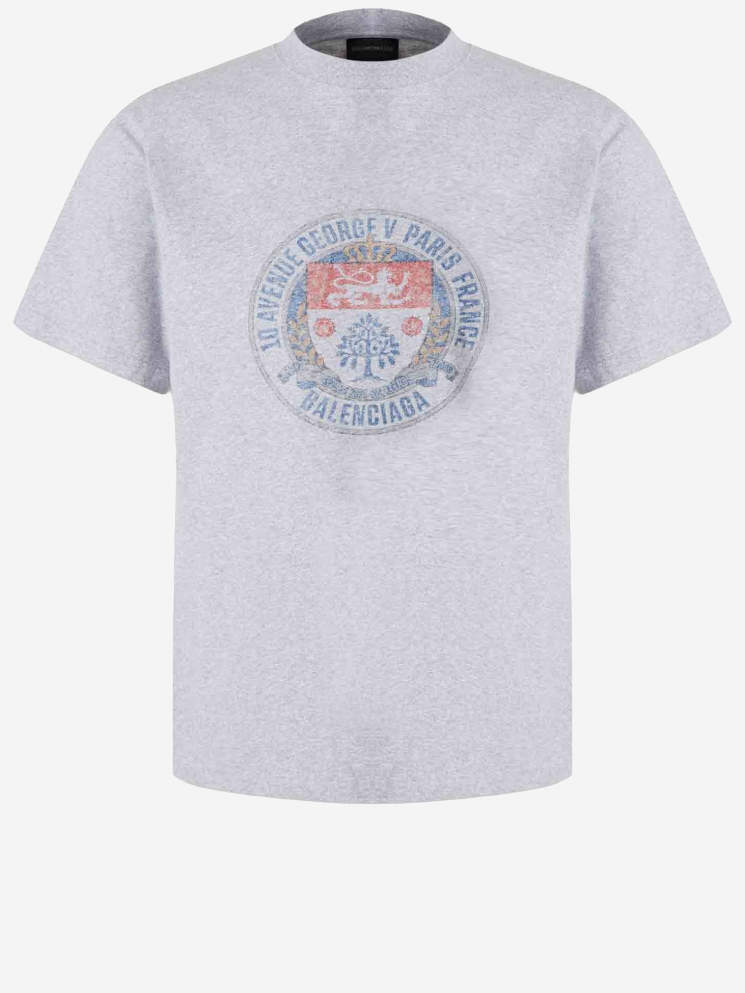 T-SHIRT IN COTONE CON STAMPA 850261 TTVV31302 BALENCIAGA 