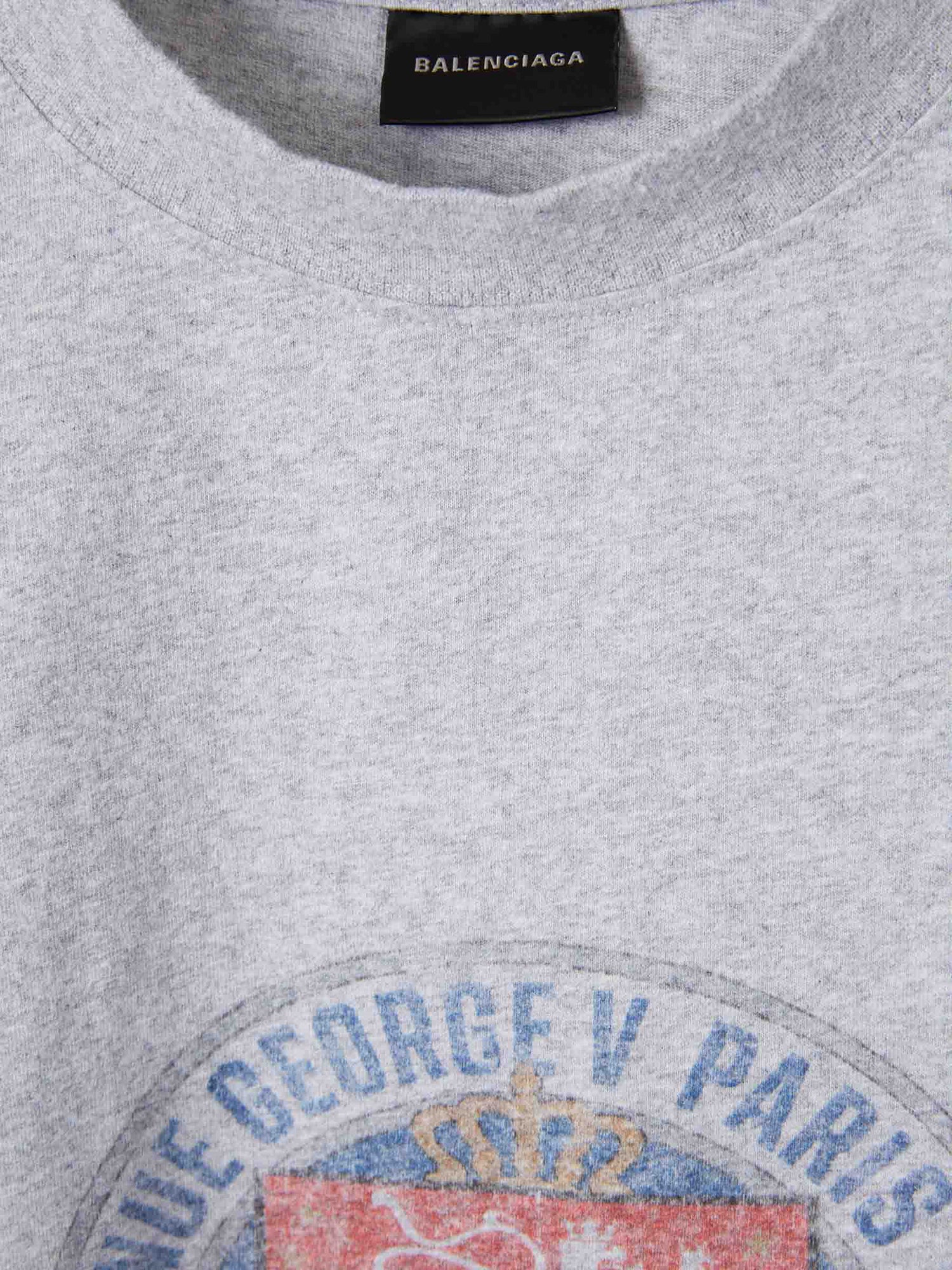 T-SHIRT IN COTONE CON STAMPA 850261 TTVV31302 BALENCIAGA 