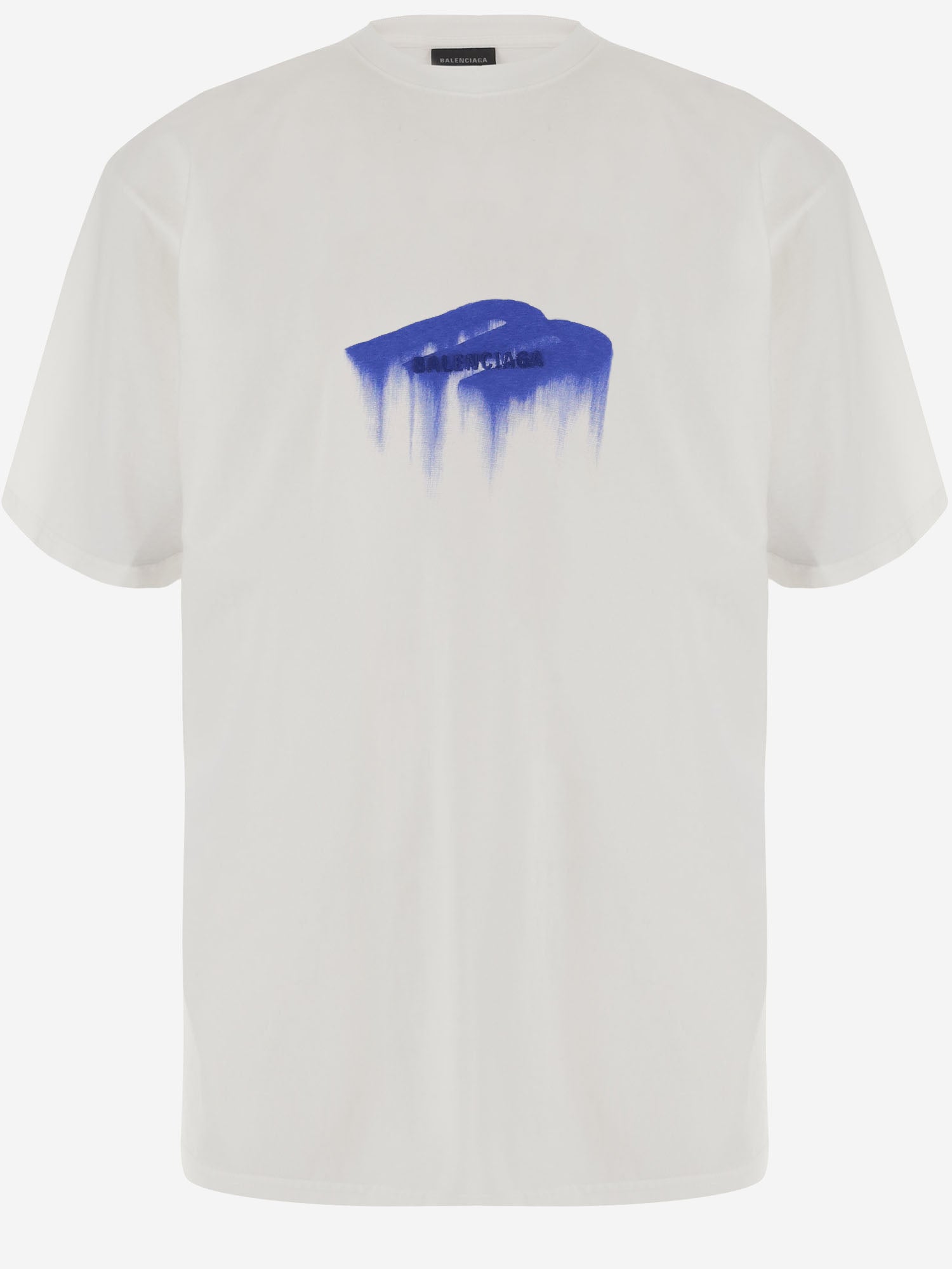 T-SHIRT IN COTONE CON LOGO 850345 TUVJ89000 BALENCIAGA 