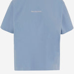T-SHIRT IN COTONE CON LOGO 850990 TTVJ14773 BALENCIAGA 