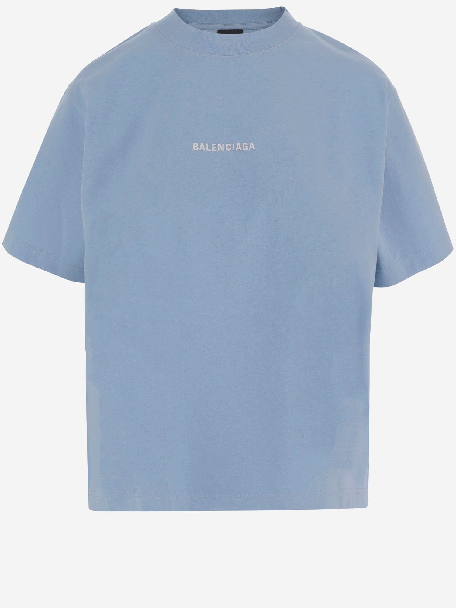 T-SHIRT IN COTONE CON LOGO 850990 TTVJ14773 BALENCIAGA 