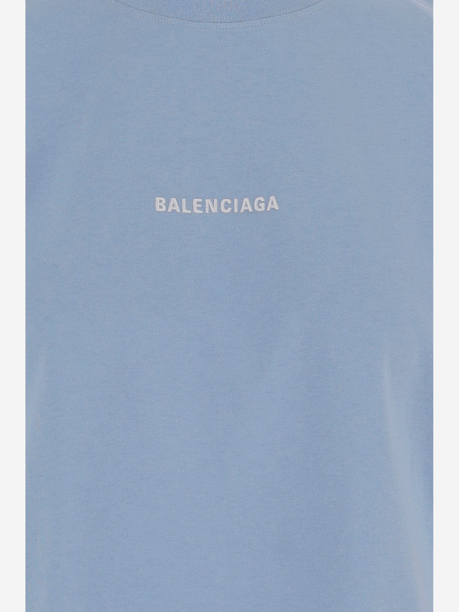 T-SHIRT IN COTONE CON LOGO 850990 TTVJ14773 BALENCIAGA 