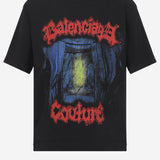 T-SHIRT IN COTONE CON STAMPA 850990 TUVD51000 BALENCIAGA 