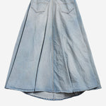 GONNA GODET MAXI IN COTONE 856906 TTWB14009 BALENCIAGA 
