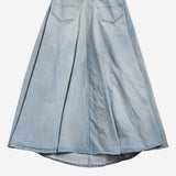 GONNA GODET MAXI IN COTONE 856906 TTWB14009 BALENCIAGA 