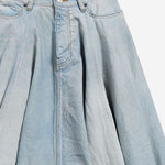 GONNA GODET MAXI IN COTONE 856906 TTWB14009 BALENCIAGA 