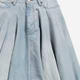 GONNA GODET MAXI IN COTONE 856906 TTWB14009 BALENCIAGA 