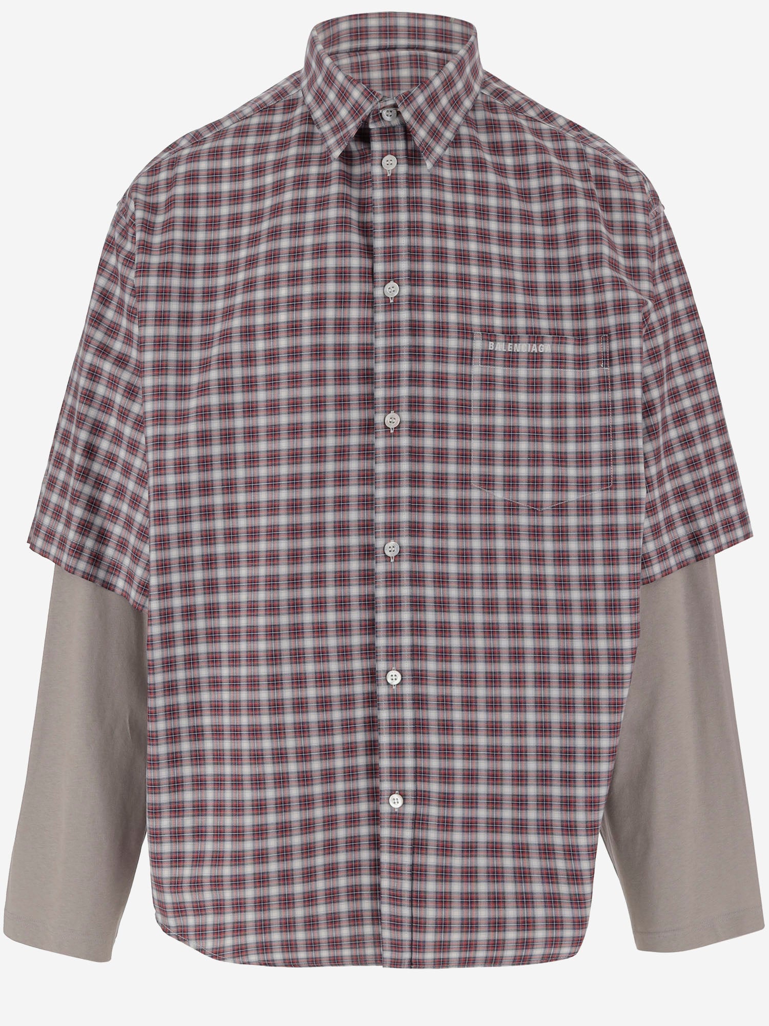 Camicia Wrong Sleeve in cotone 866543 TUM176011 BALENCIAGA 