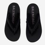SANDALI JET LAG  IN SATIN SPAZZOLATO 870111 W0WM01000 BALENCIAGA 