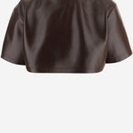 TOP CROP IN PELLE 871799 TUS172150 BALENCIAGA 