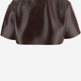 TOP CROP IN PELLE 871799 TUS172150 BALENCIAGA 
