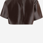 TOP CROP IN PELLE 871799 TUS172150 BALENCIAGA 