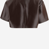 TOP CROP IN PELLE 871799 TUS172150 BALENCIAGA 