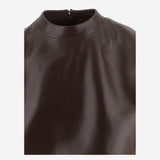 TOP CROP IN PELLE 871799 TUS172150 BALENCIAGA 