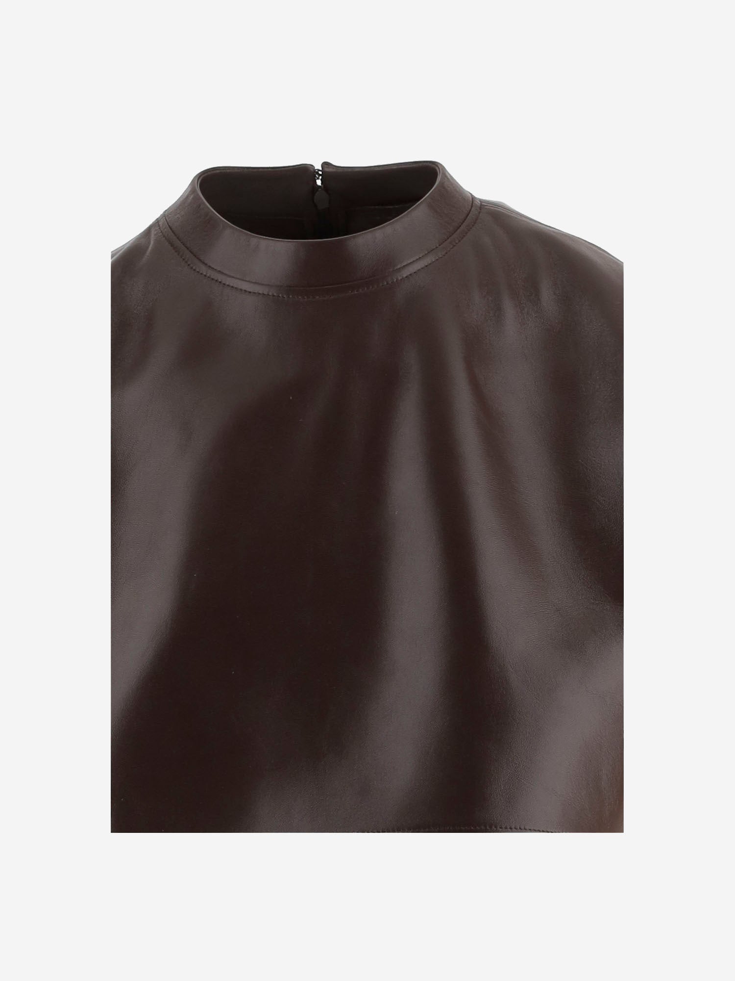 TOP CROP IN PELLE 871799 TUS172150 BALENCIAGA 