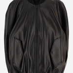 Bomber smanicato in pelle 872003 TUS111000 BALENCIAGA 