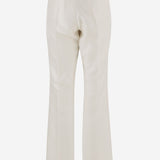 PANTALONI SARTORIALI SLIM IN LANA E SETA 872125 TUT229002 BALENCIAGA 