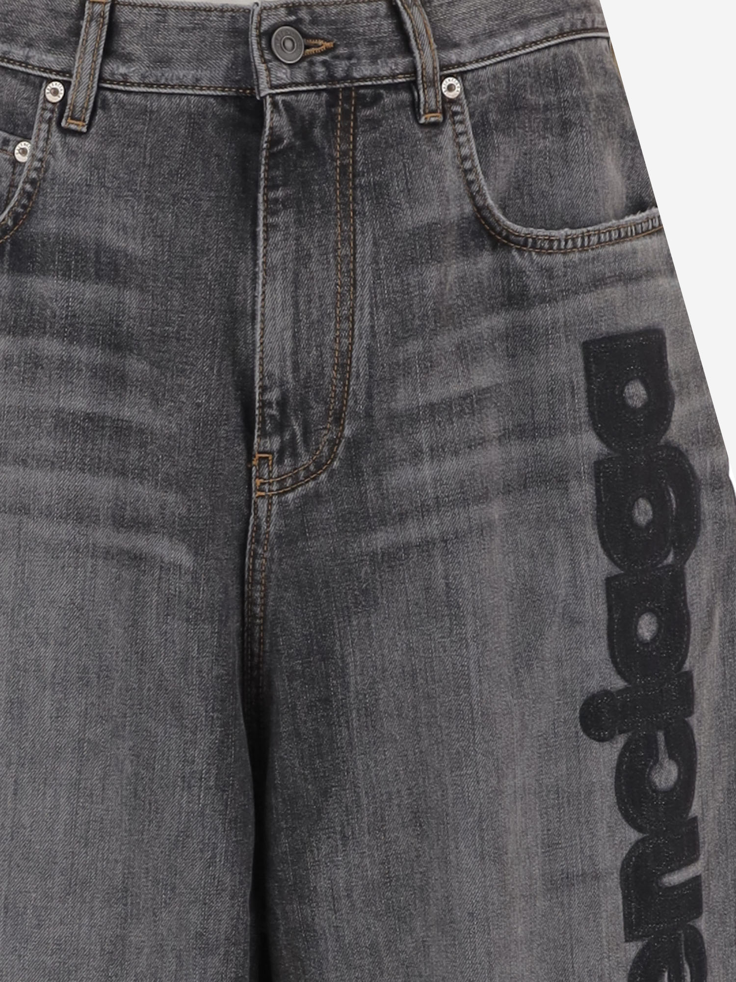 JEANS IN DENIM DI COTONE CON LOGO 872163 TUW561441 BALENCIAGA 
