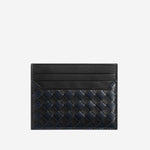 PORTACARTE IN PELLE CON MOTIVO INTRECCIATO 817397 V5I411126 BOTTEGA VENETA 