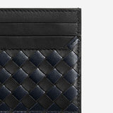 PORTACARTE IN PELLE CON MOTIVO INTRECCIATO 817397 V5I411126 BOTTEGA VENETA 