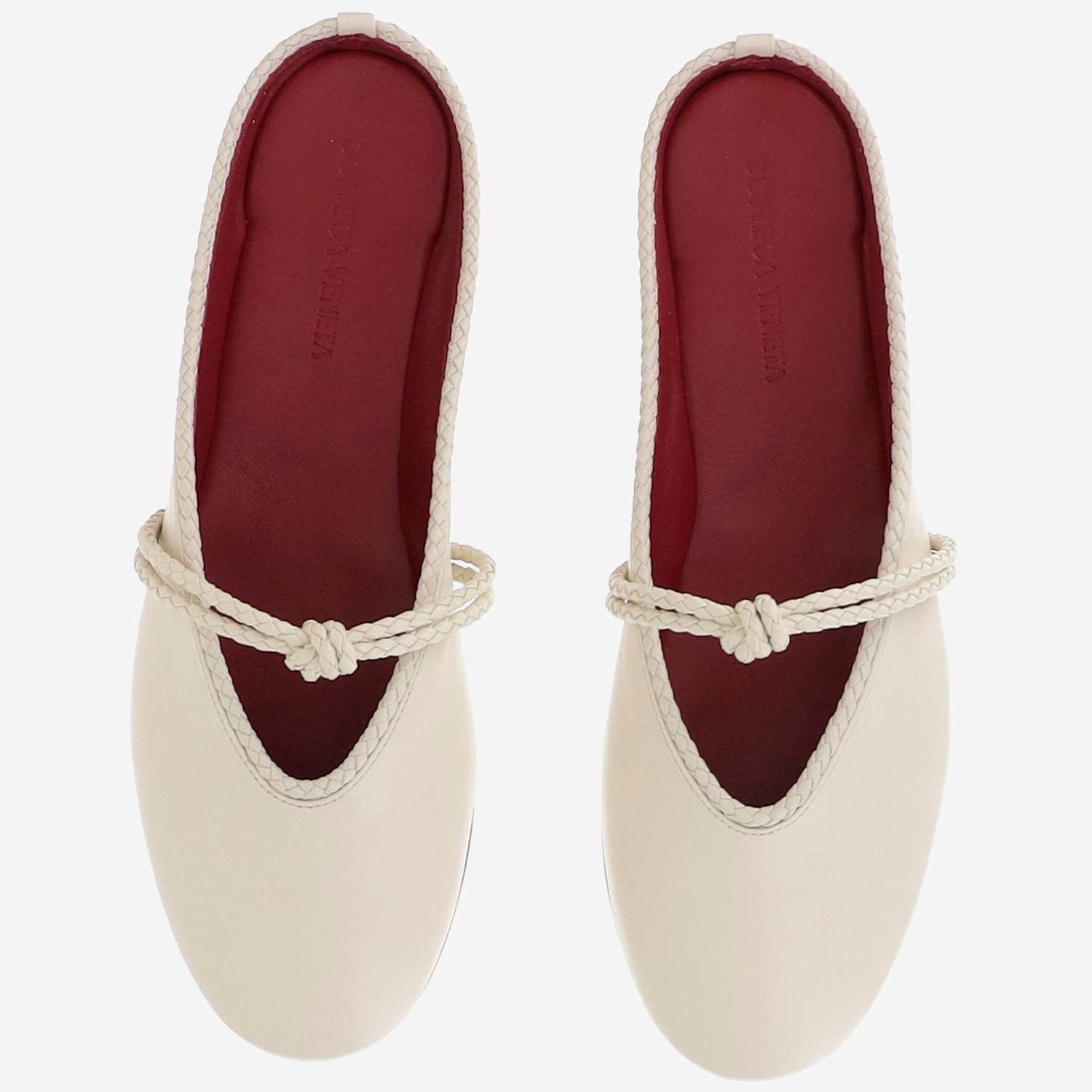 MULES ROSA IN PELLE 855863 VBSD09031 BOTTEGA VENETA 