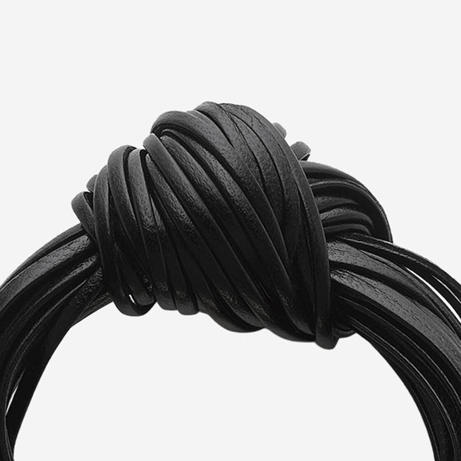 Bracciale Knot in pelle 857356 VAHUA1000 BOTTEGA VENETA 