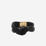 Bracciale Knot in pelle 857356 VAHUA1000 BOTTEGA VENETA 