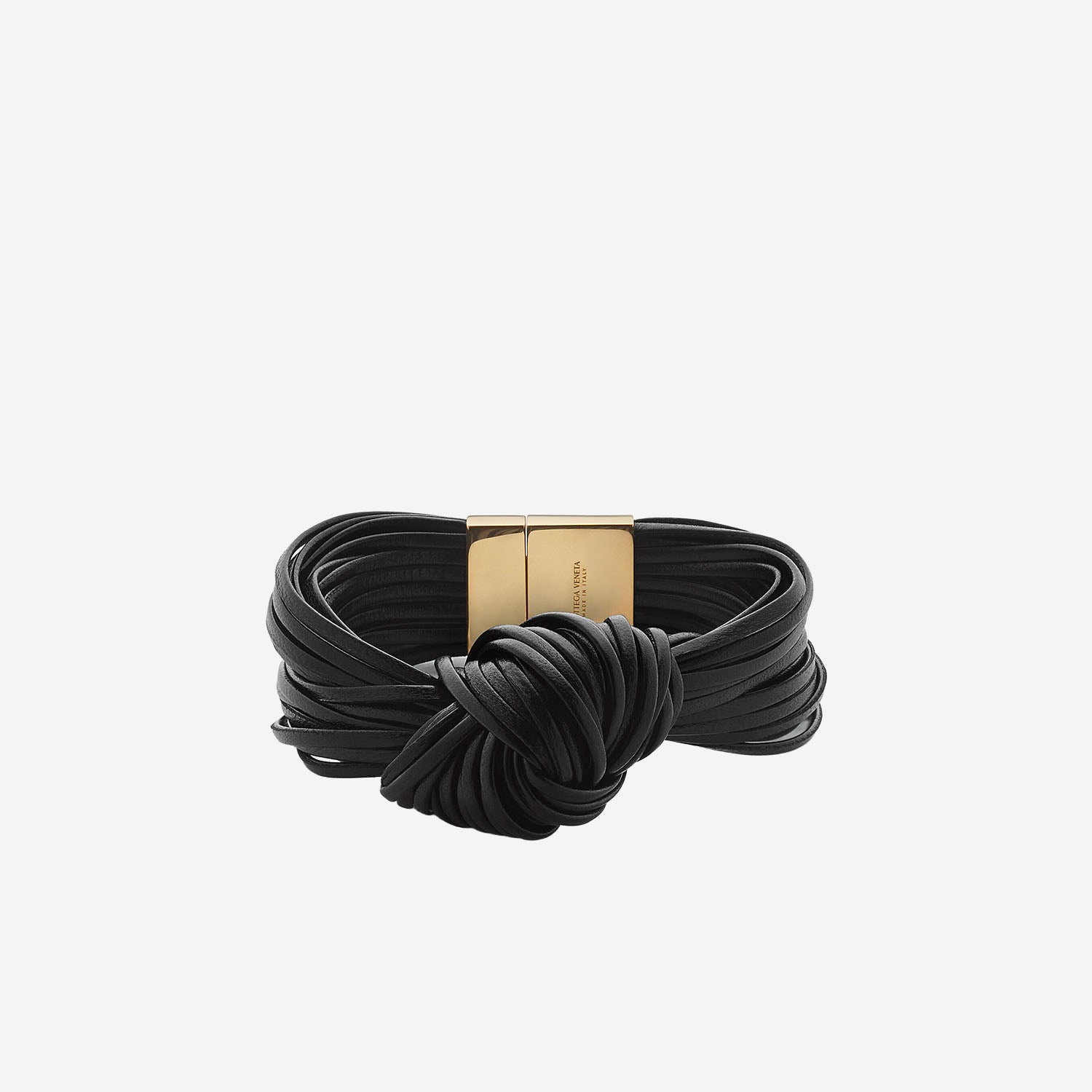 Bracciale Knot in pelle 857356 VAHUA1000 BOTTEGA VENETA 
