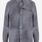 CAMICIA IN SUEDE EFFETTO SFUMATO 859914 V66X04690 BOTTEGA VENETA 