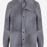 CAMICIA IN SUEDE EFFETTO SFUMATO 859914 V66X04690 BOTTEGA VENETA 