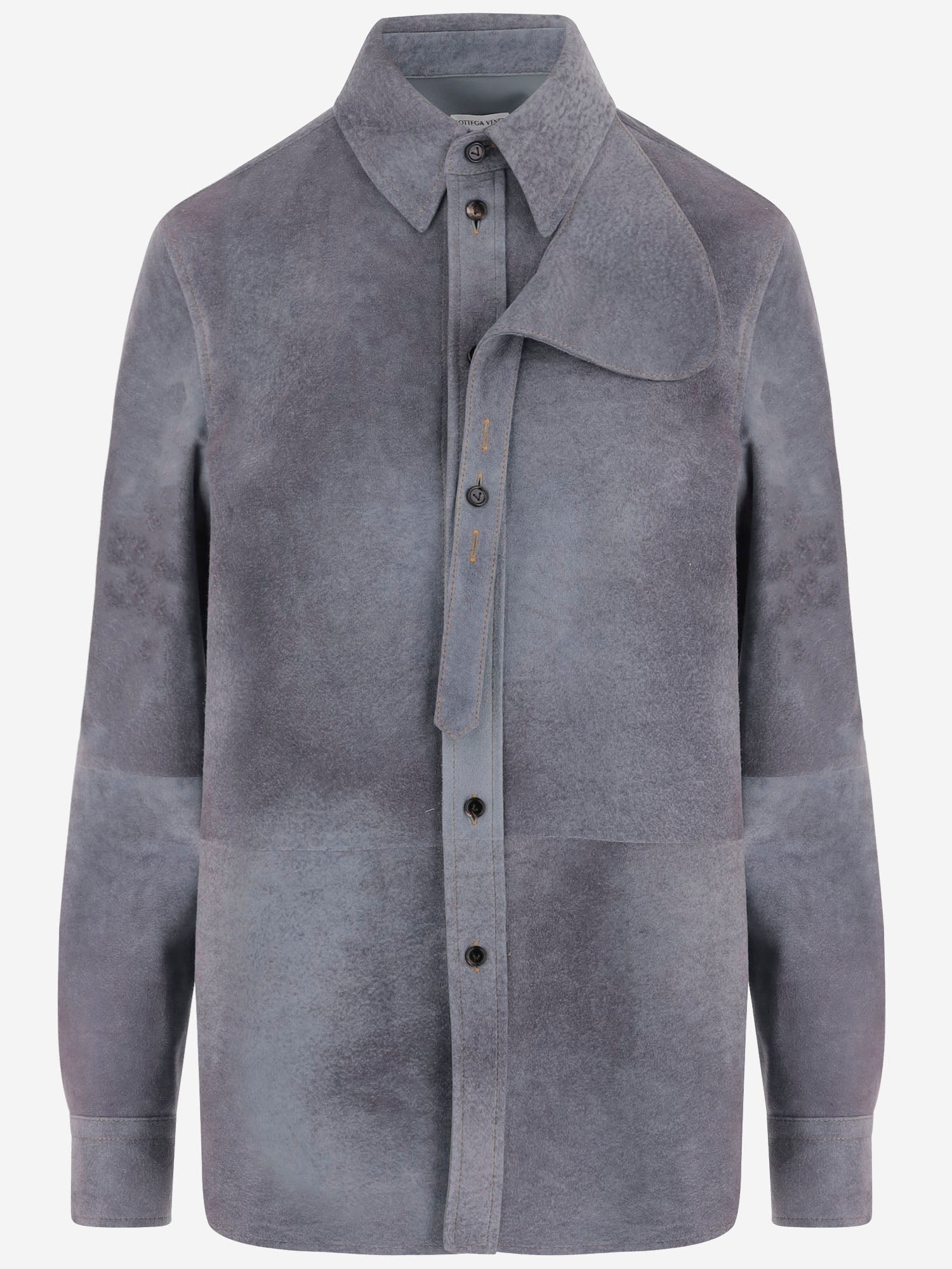 CAMICIA IN SUEDE EFFETTO SFUMATO 859914 V66X04690 BOTTEGA VENETA 