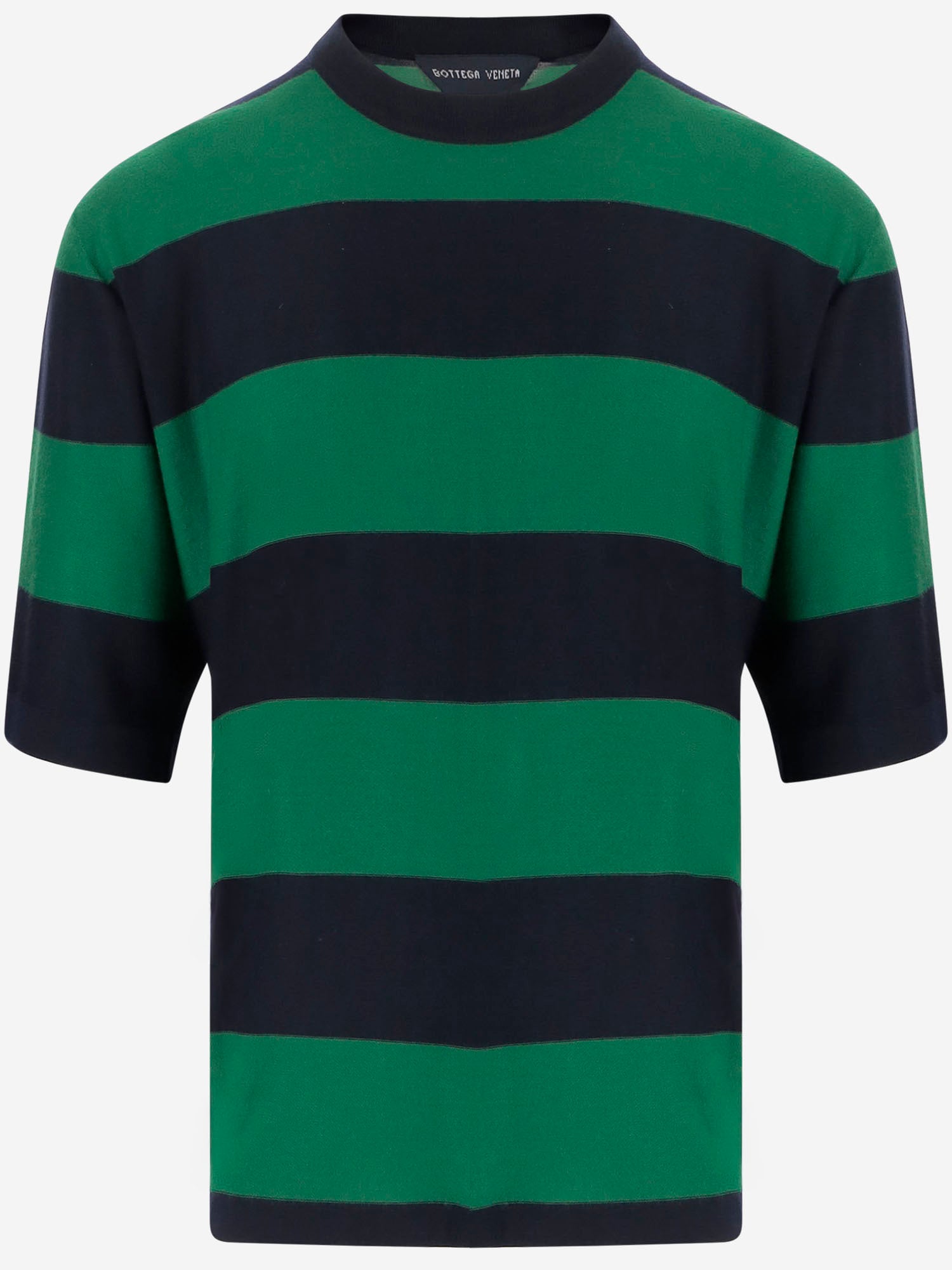 T-SHIRT in Cashmere a righe 861286 V4B703140 BOTTEGA VENETA 