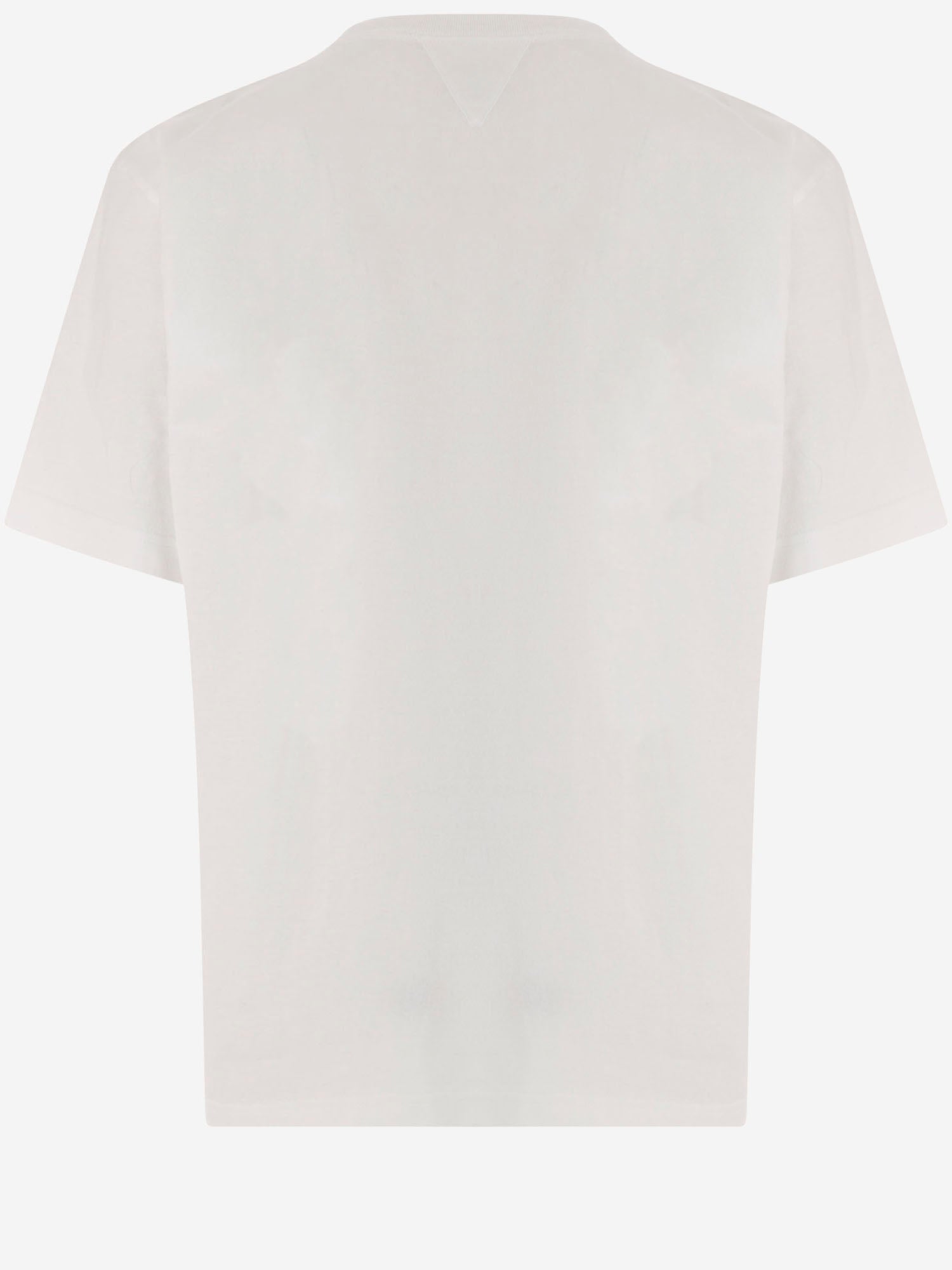T-SHIRT IN COTON CON RICAMO 864789 V6F409000 BOTTEGA VENETA 