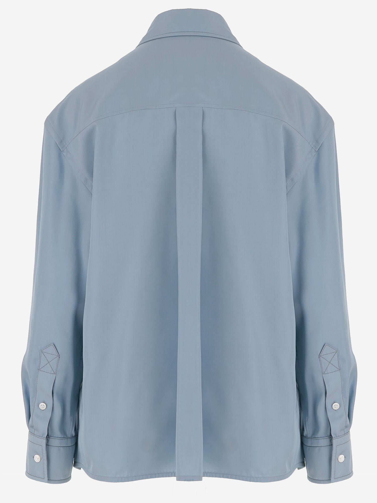 CAMICIA IN SETA E VISCOSA 865002 V1TL04781 BOTTEGA VENETA 