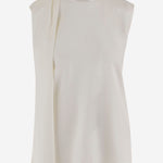 TOP IN RASO DI SETA STRETCH 871259 V6KR09000 BOTTEGA VENETA 