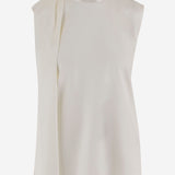 TOP IN RASO DI SETA STRETCH 871259 V6KR09000 BOTTEGA VENETA 