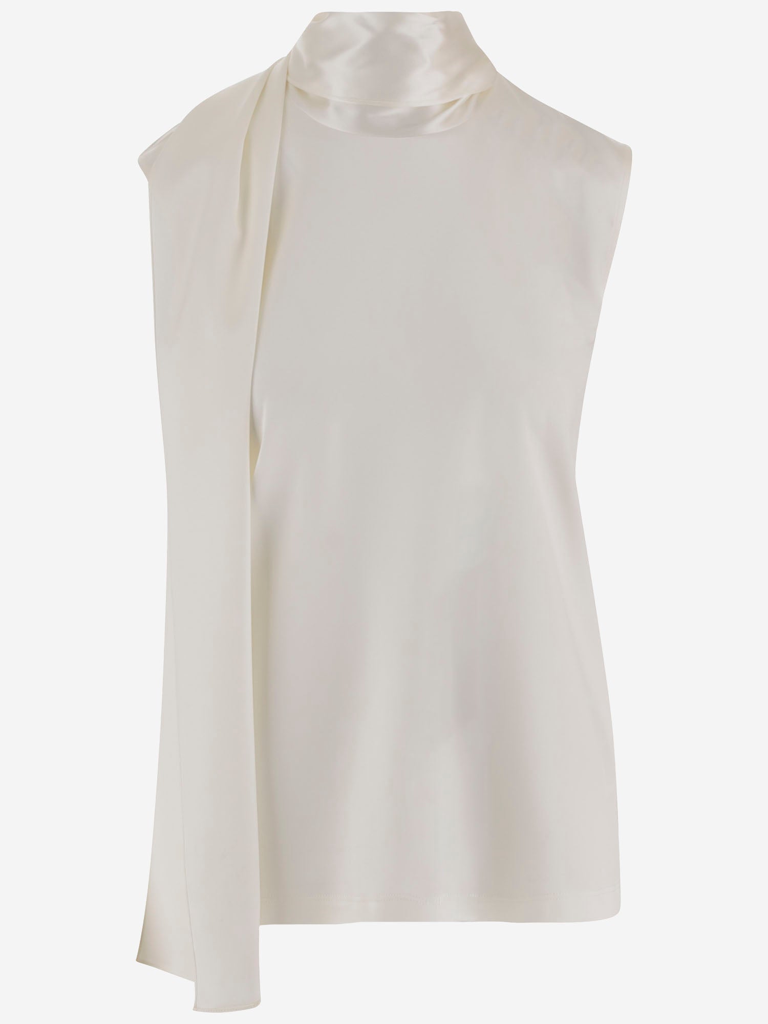 TOP IN RASO DI SETA STRETCH 871259 V6KR09000 BOTTEGA VENETA 