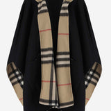 MANTELLA REVERSIBILE IN CASHMERE 8079201 BLACKARCHBCHK BURBERRY 