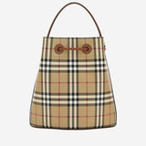 BORSA BUCKET TB CON MOTIVO CHECK 8109795 VNTGCHKBRIARBROWN BURBERRY 