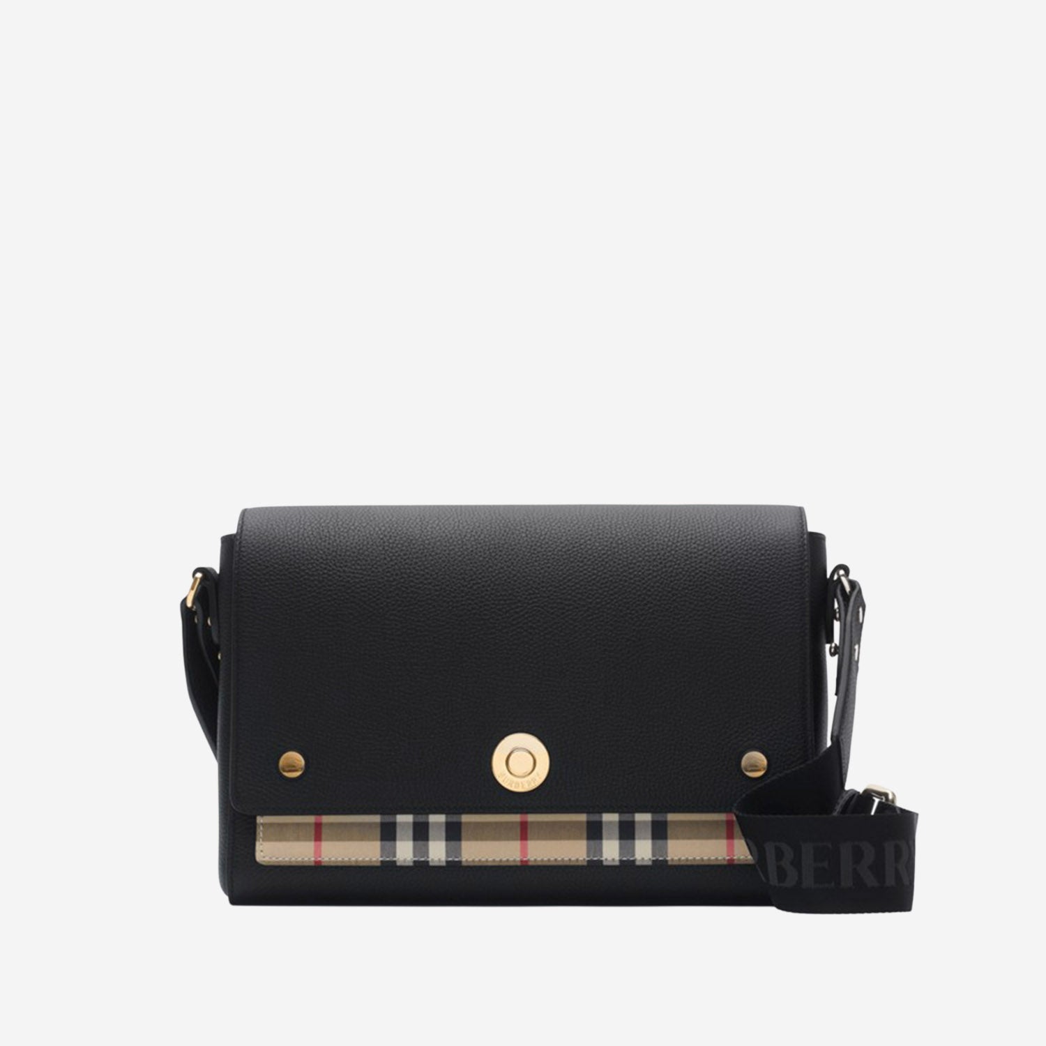BORSA A TRACOLLA IN PELLE 8117037 BLACK BURBERRY 