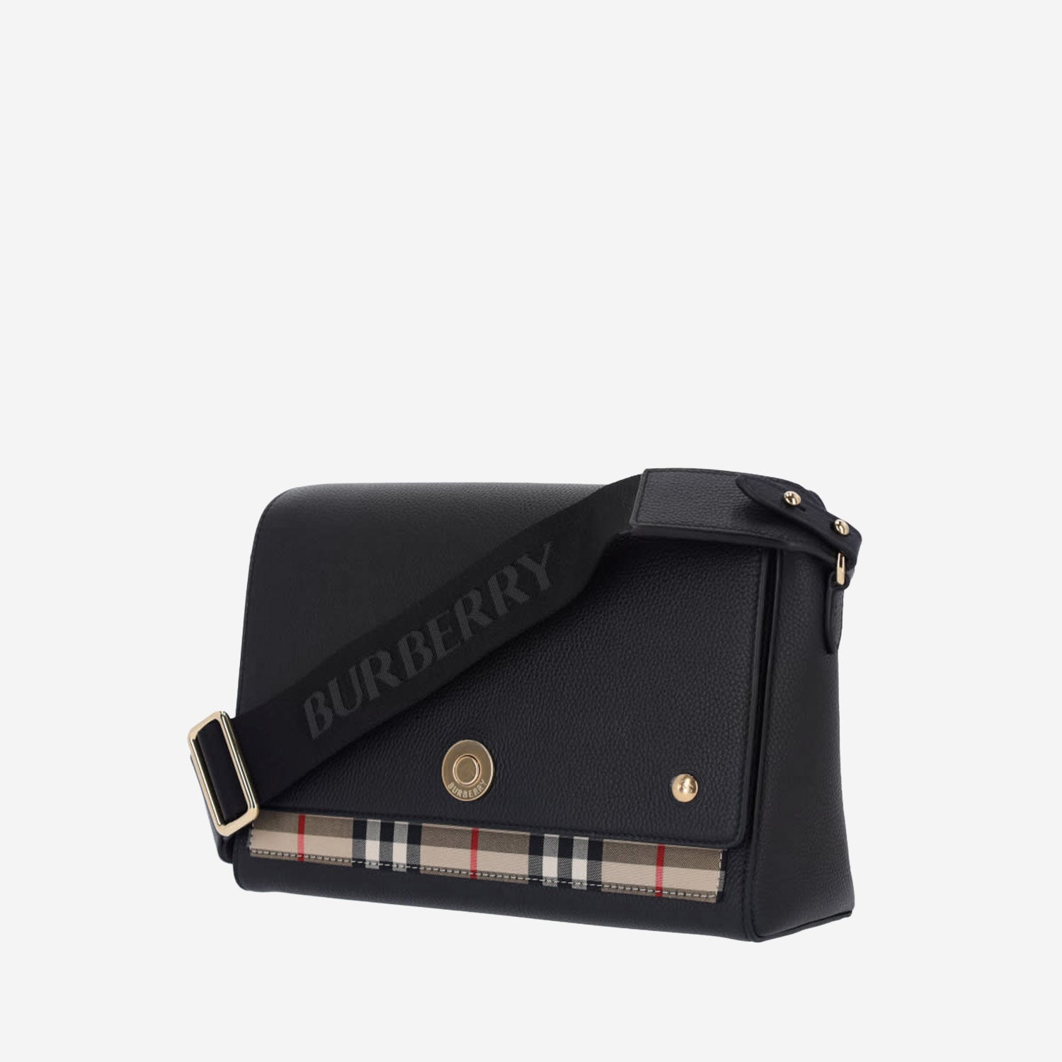 BORSA A TRACOLLA IN PELLE 8117037 BLACK BURBERRY 