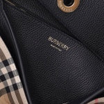 BORSA A TRACOLLA IN PELLE 8117037 BLACK BURBERRY 
