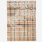SCIARPA IN LANA E SETA CHECK 8117905 SAND BURBERRY 